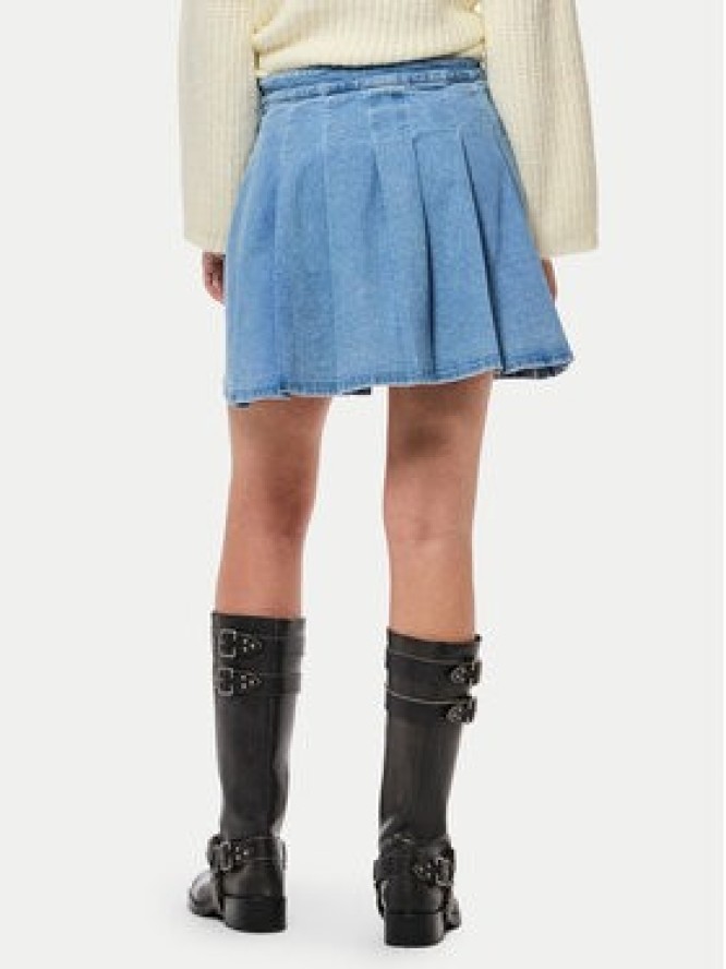 Pieces Spódnica jeansowa Silje 17156077 Niebieski Regular Fit