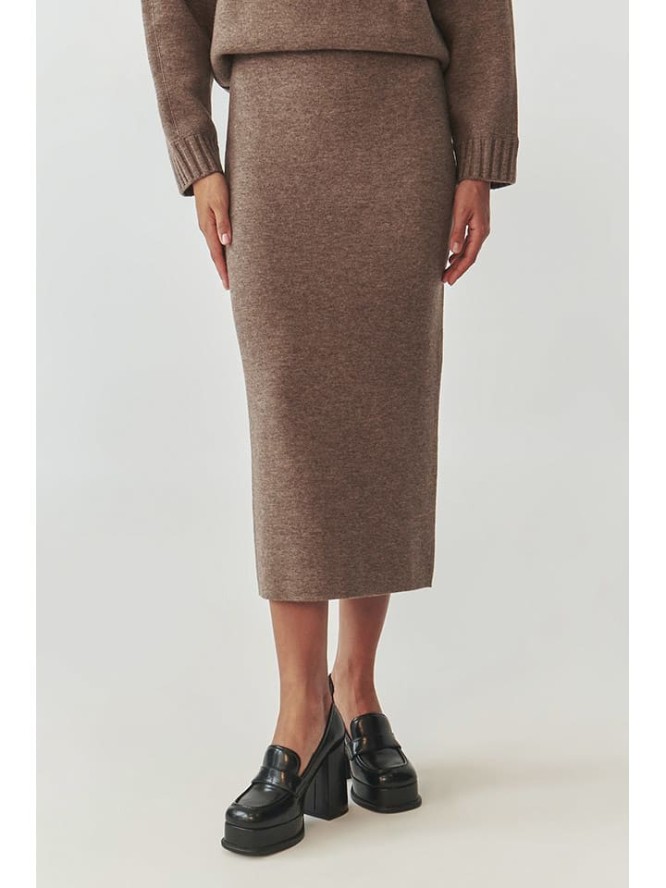 TATUUM Spódnica "Gemeta 1" w kolorze brązowym rozmiar: S