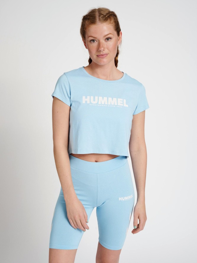 Damska koszulka crop top Hummel Legacy