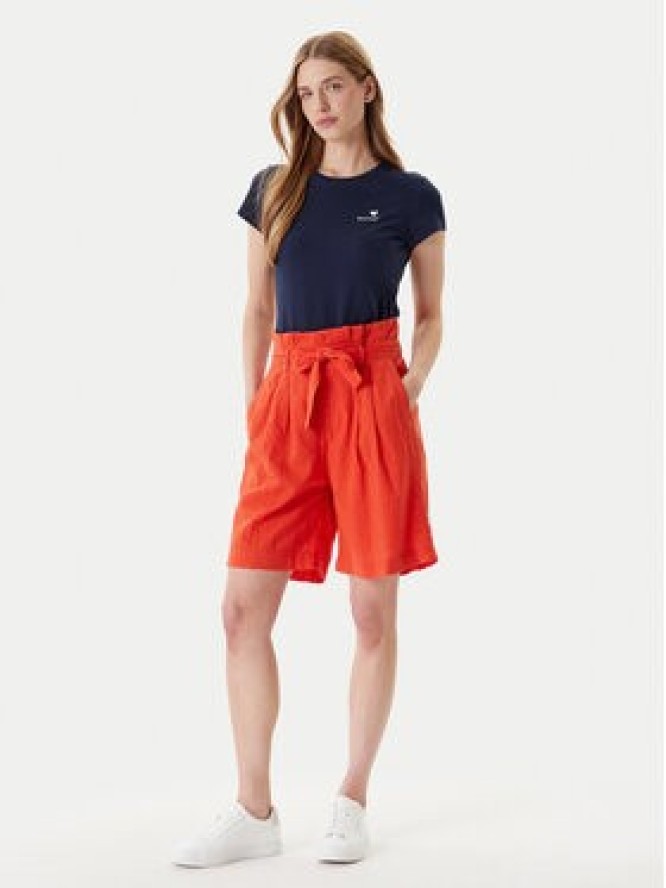 Mustang Szorty materiałowe Darrah 1016586 Pomarańczowy Relaxed Fit