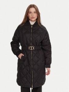 TWINSET Kurtka przejściowa 252TP2130 Czarny Regular Fit