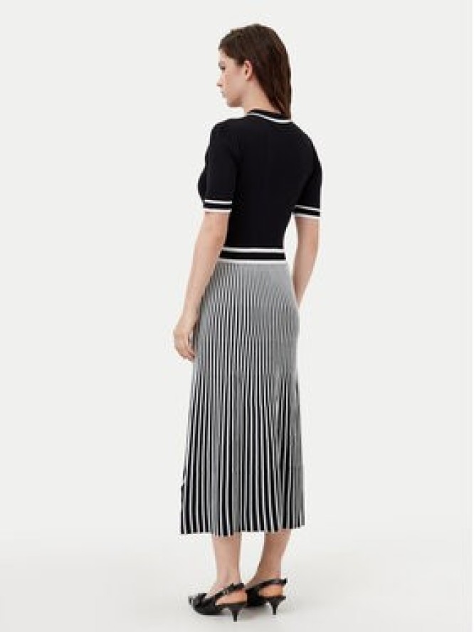 KARL LAGERFELD Sukienka dzianinowa A1W13026 Czarny Regular Fit