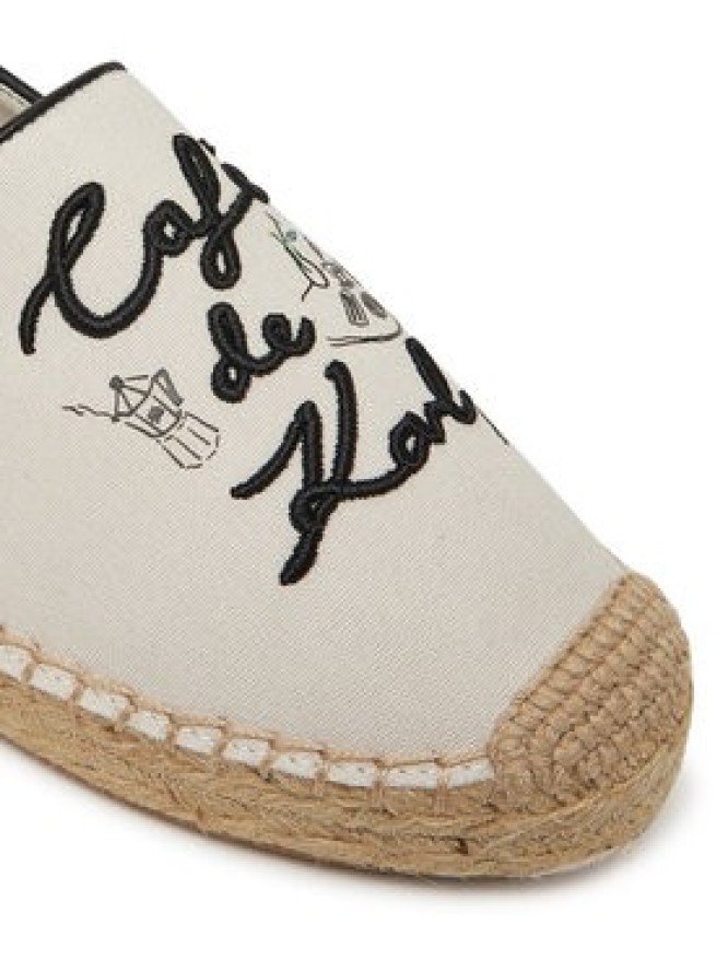 KARL LAGERFELD Espadryle KL81125 Biały