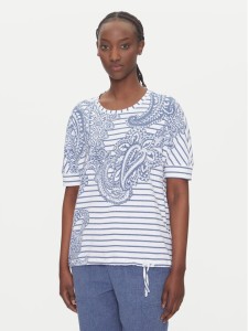 Olsen T-Shirt 11105121 Niebieski Regular Fit