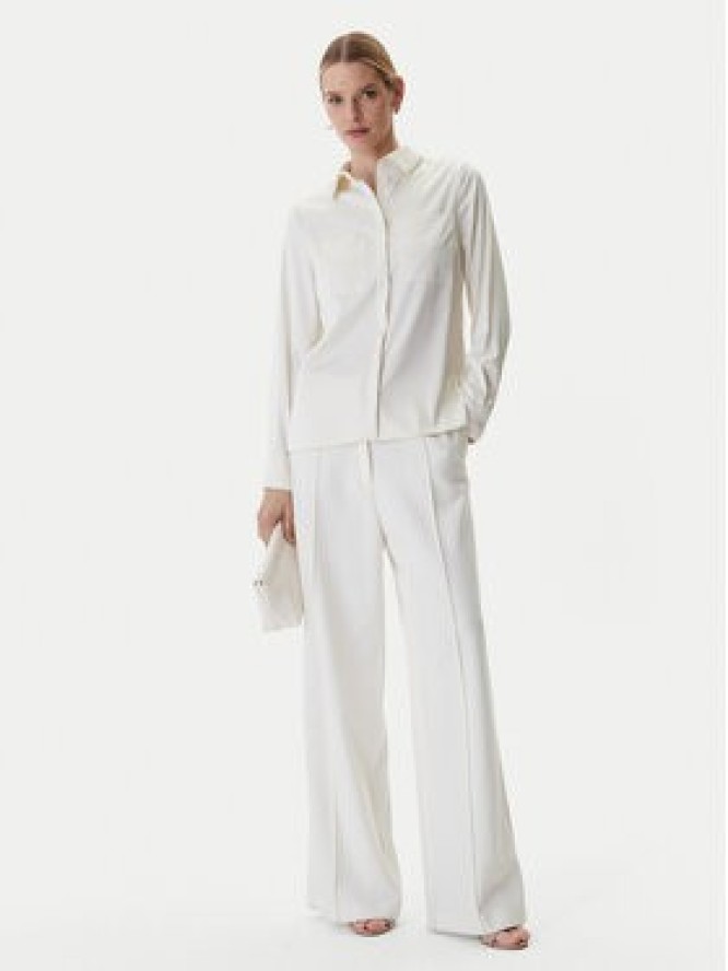 Guess Koszula W5RH40 WFQC2 Écru Regular Fit