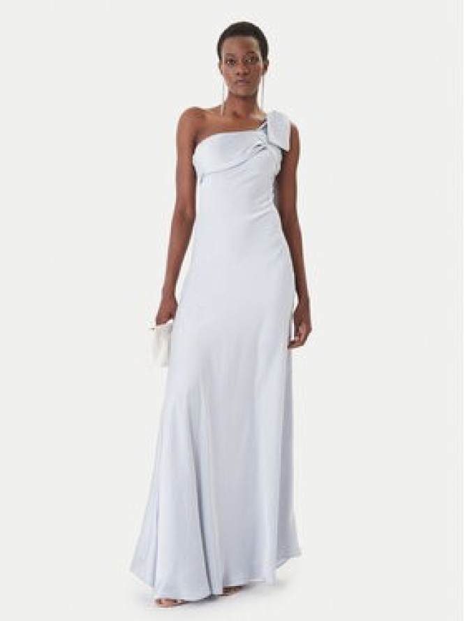 Eleh Sukienka wieczorowa SS260382 Błękitny Slim Fit