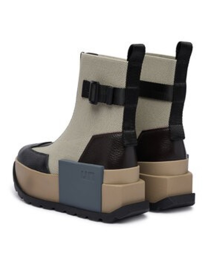 United Nude Botki Roko Bootie III 11044161165 Brązowy ciemny