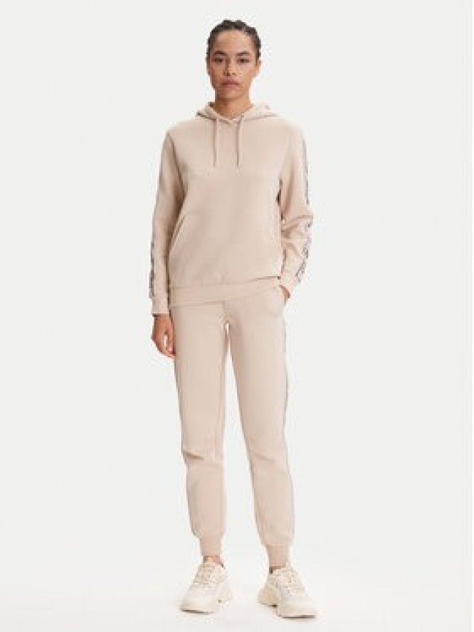 Guess Spodnie dresowe V2YB15 KB3P2 Beżowy Regular Fit