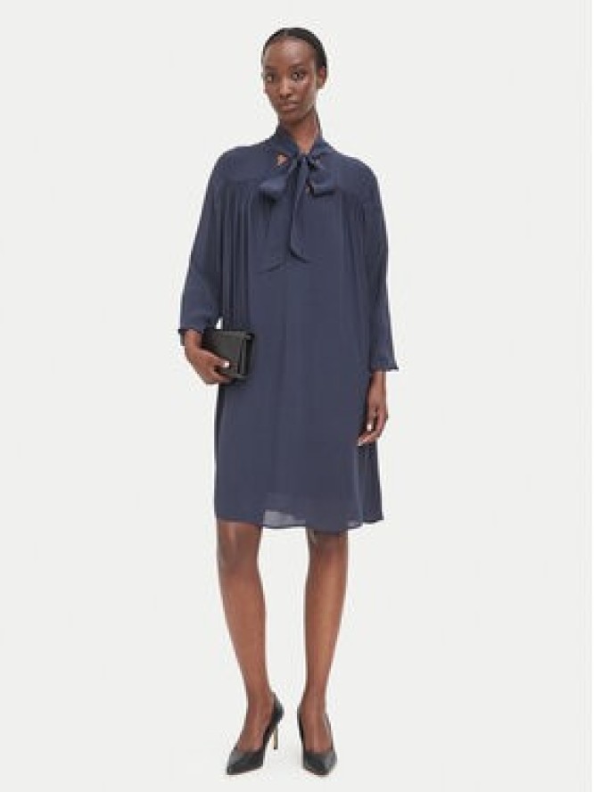 BOSS Sukienka codzienna C_Drystina 50571391 Granatowy Relaxed Fit