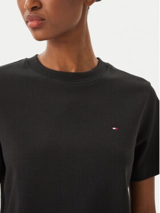 Tommy Hilfiger T-Shirt WW0WW49646 Czarny Boxy Fit