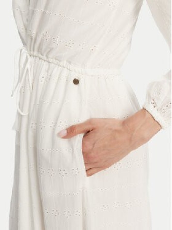 Pepe Jeans Sukienka letnia Deepty PL953693 Biały Regular Fit