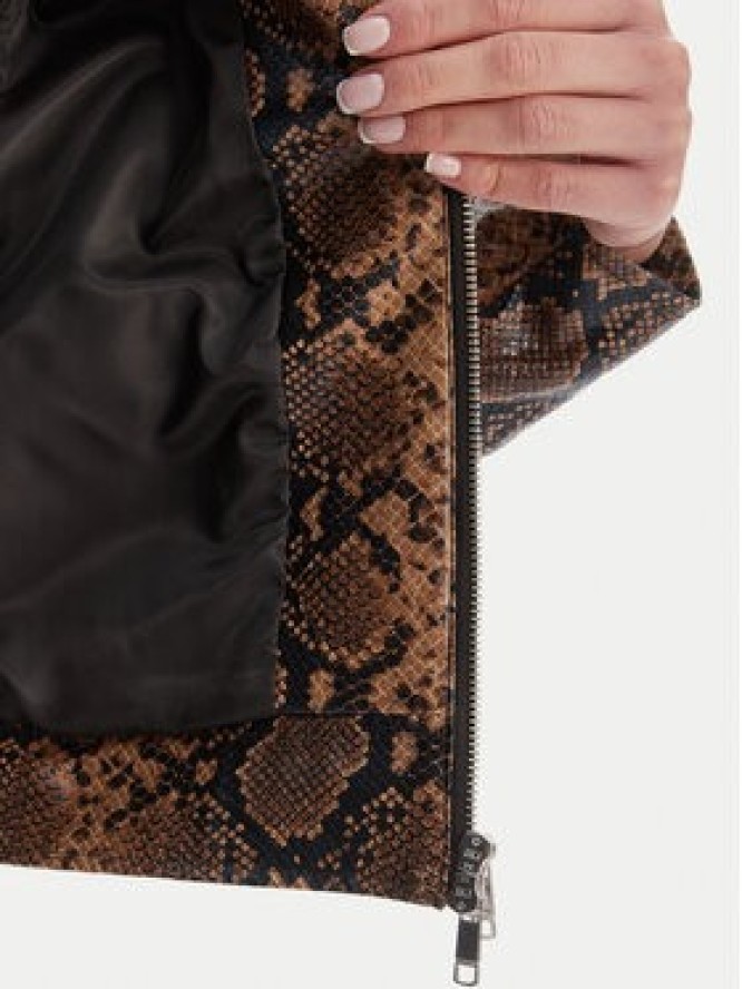 ONLY Kurtka z imitacji skóry Paris 15365492 Brązowy Regular Fit