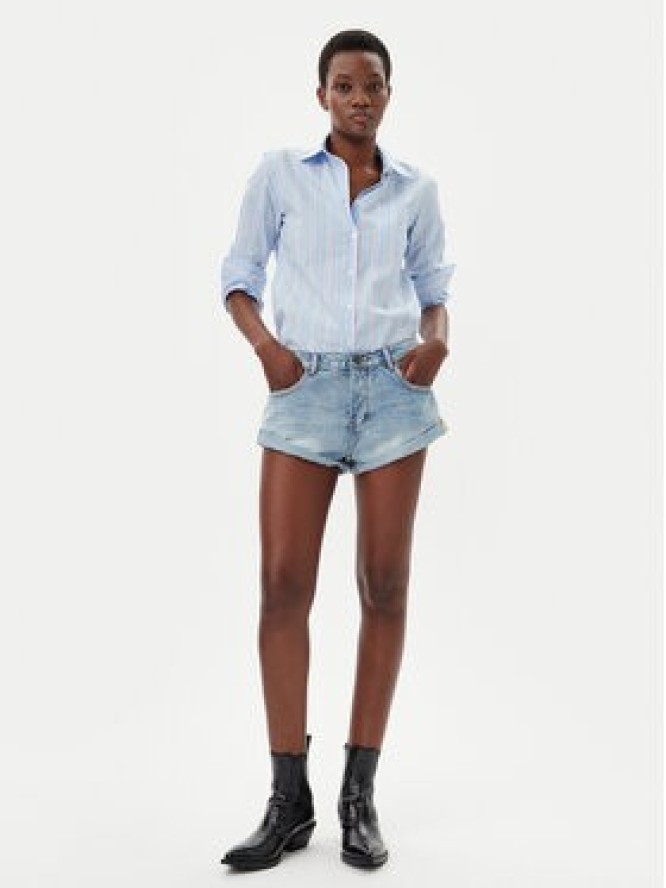 One Teaspoon Szorty jeansowe Bandits 26785 Niebieski Regular Fit