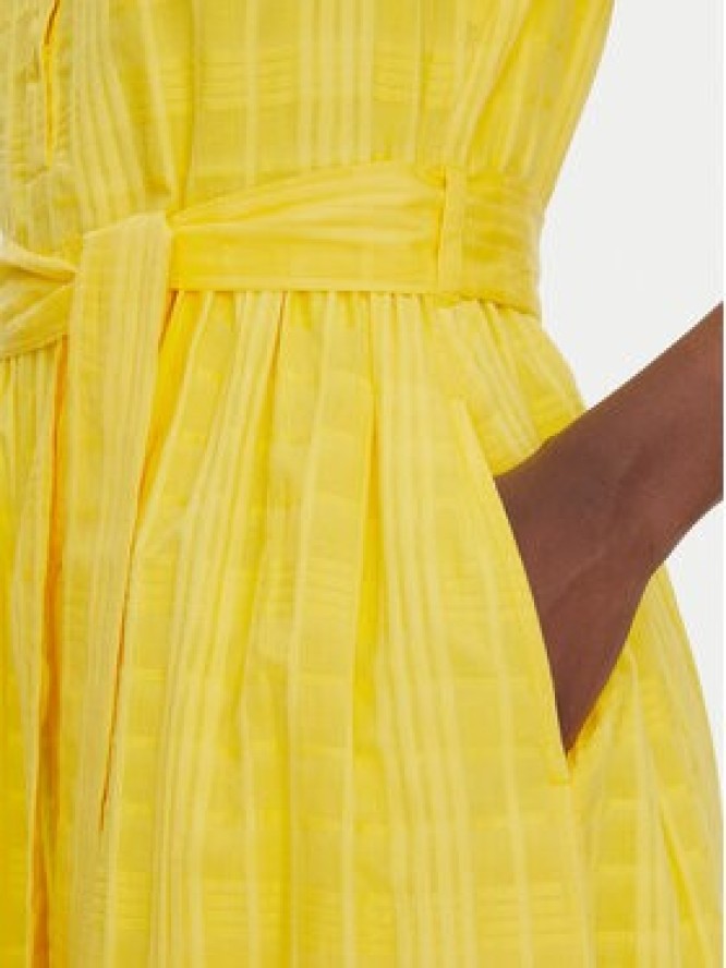 Barbour Sukienka letnia LDR0893YE32 Żółty Regular Fit