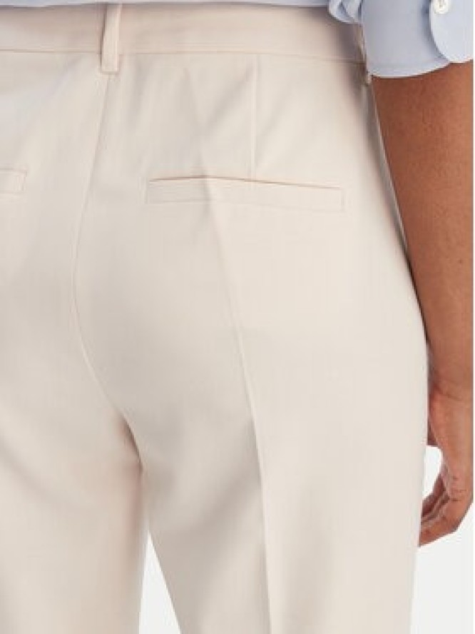 Marella Spodnie materiałowe Pagina 2613131081 Biały Slim Fit