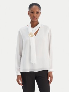 Rinascimento Koszula CFC0126527003 Biały Regular Fit