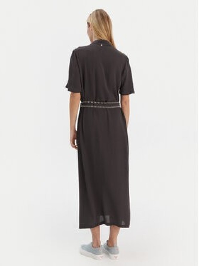 Roxy Sukienka koszulowa Island Escape Solid ERJWD03884 Szary Regular Fit