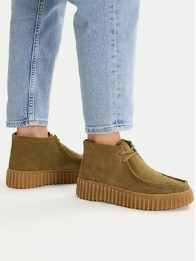Clarks Trzewiki Torhill Moss 26183872 Khaki