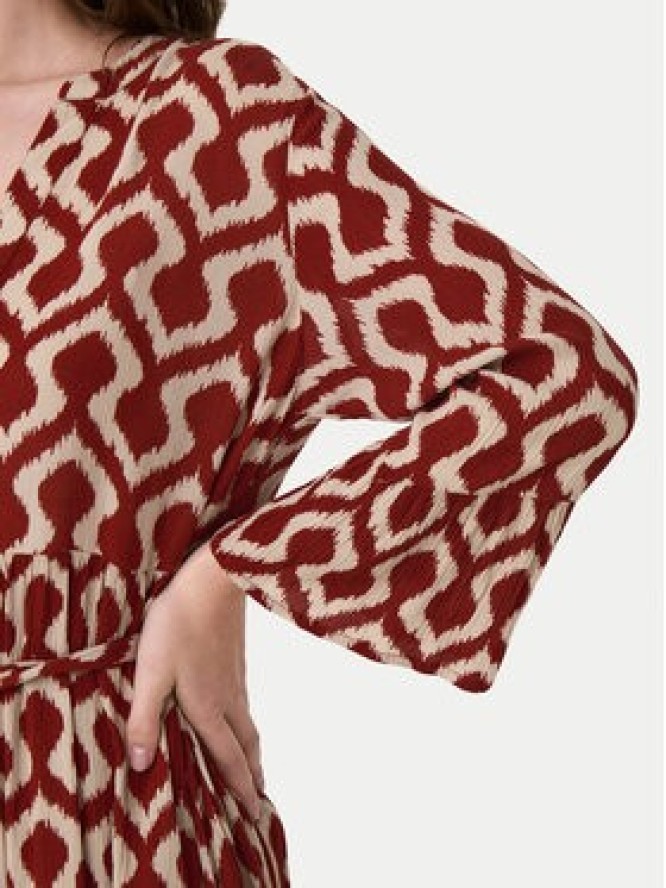 ONLY Sukienka codzienna Clemmentine 15320417 Bordowy Regular Fit