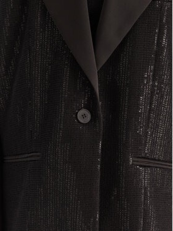 Eleh Marynarka EFW250252 Czarny Regular Fit