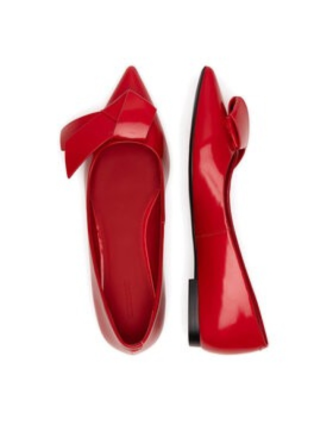 GINO ROSSI Baleriny VAL-V1166-211-2 Czerwony