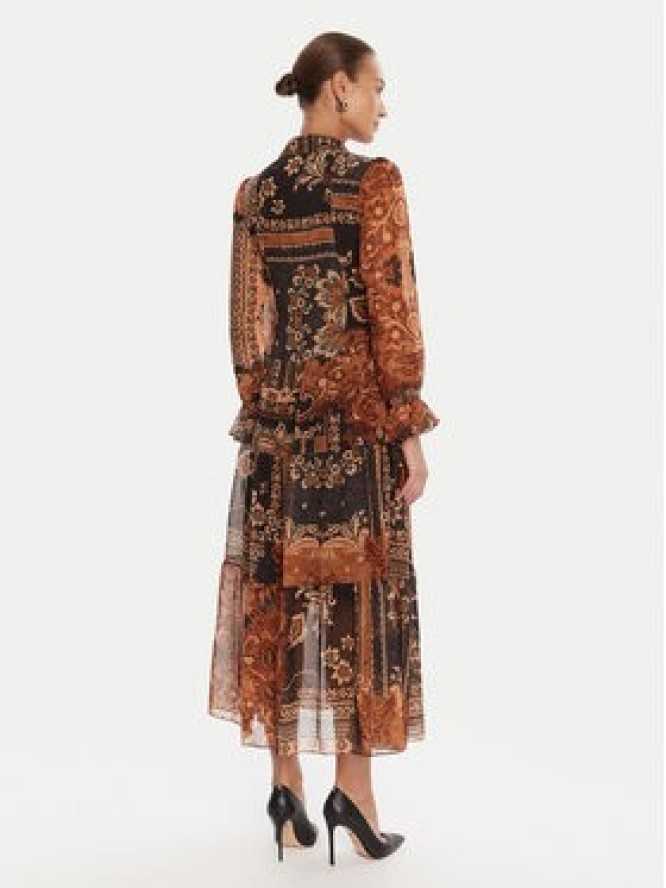 Rinascimento Sukienka koktajlowa CFC0125465003 Brązowy Regular Fit