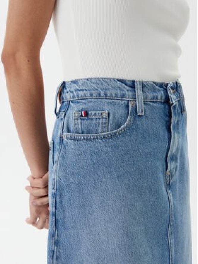 Tommy Hilfiger Spódnica jeansowa WW0WW45501 Niebieski Regular Fit