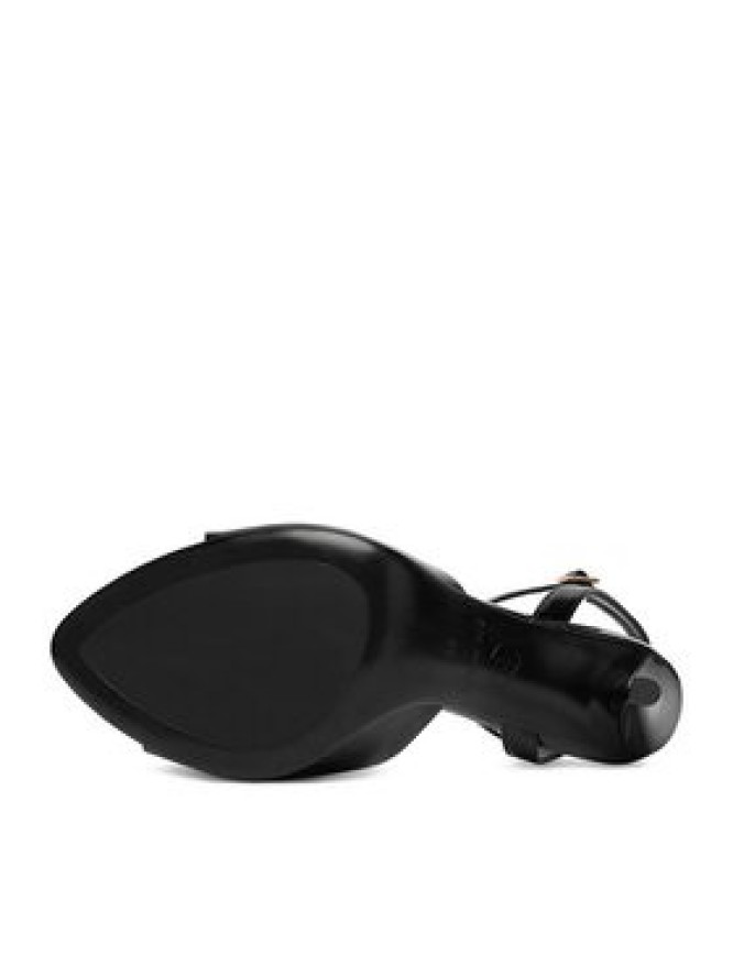 Eva Minge Sandały EO-FLORA-LT1605-6 Czarny