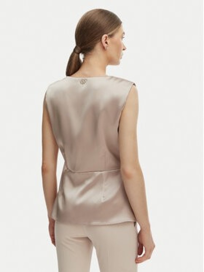 Rinascimento Bluzka CFC0127460003 Beżowy Regular Fit