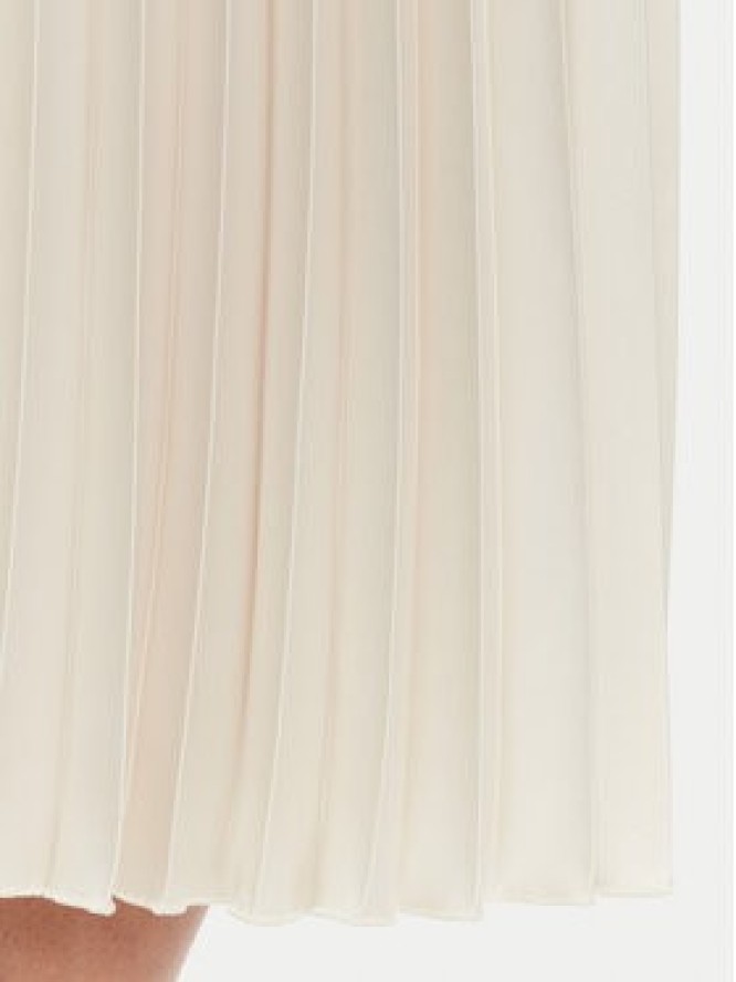 Kontatto Spódnica plisowana SU501C Écru Regular Fit