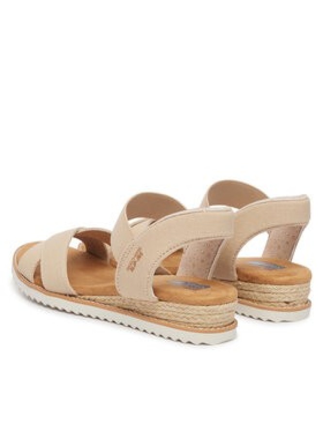 Skechers Sandały BOBS Desert Kiss - Golden Lily 114418/NAT Beżowy