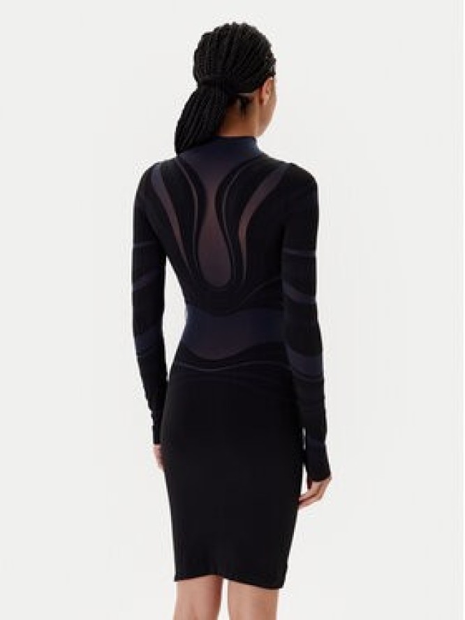 Wolford Sukienka koktajlowa Venus 57178 Granatowy Slim Fit