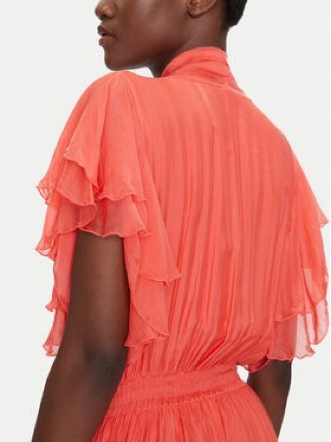 Dixie Sukienka letnia A207W017A Koralowy Regular Fit