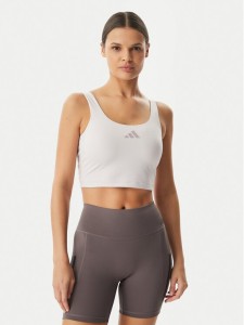 adidas Top Power Light Support KD2227 Fioletowy Slim Fit