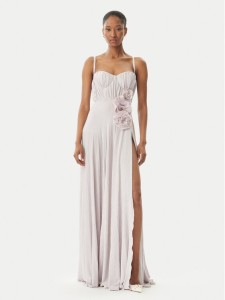 Elisabetta Franchi Sukienka wieczorowa ABR2252E2 544 Fioletowy Regular Fit