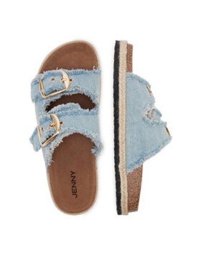 JENNY Klapki LB-P1628 Niebieski