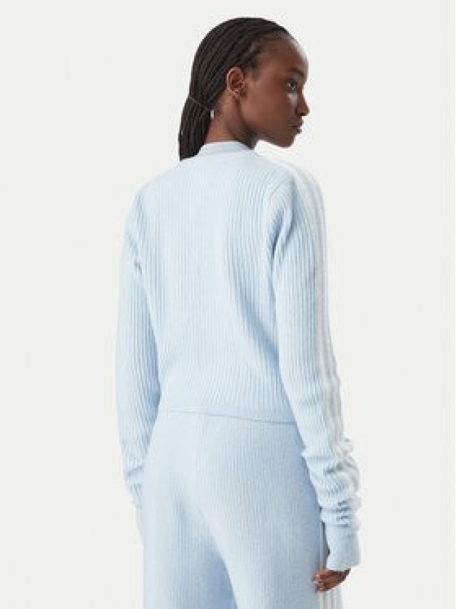 adidas Sweter Adidas x Jennie Knitted Wrap LD8932 Niebieski jasny Slim Fit
