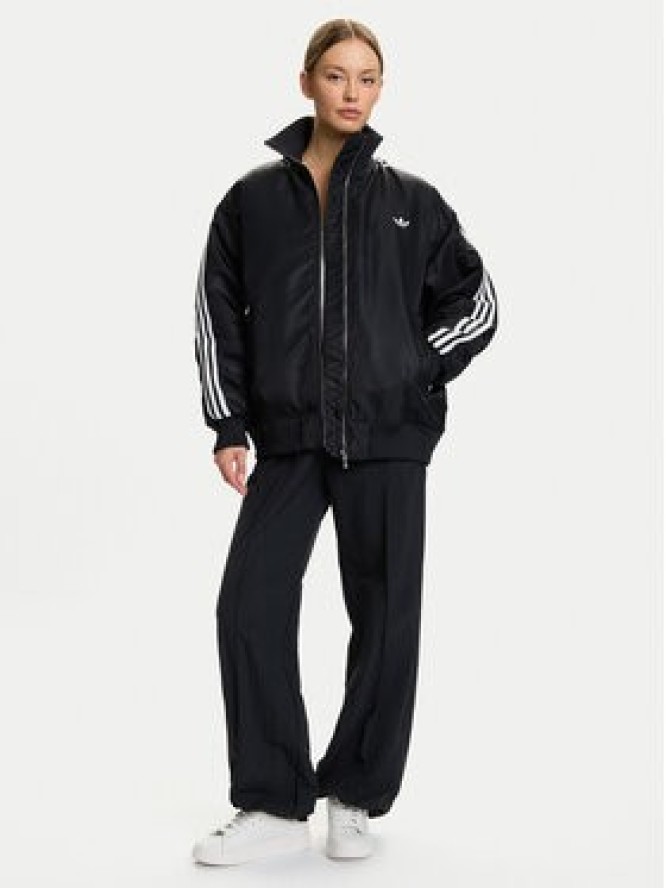 adidas Kurtka bomber Firebird JX2991 Czarny Oversize