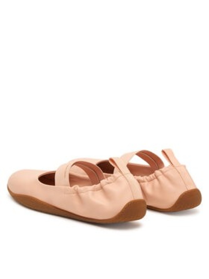 Calvin Klein Baleriny Ballet Sneaker Mj Lth HW0HW03308 Kremowy