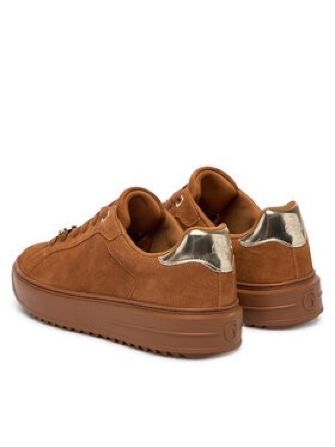 Guess Sneakersy FLFDU2 SUE12 Brązowy