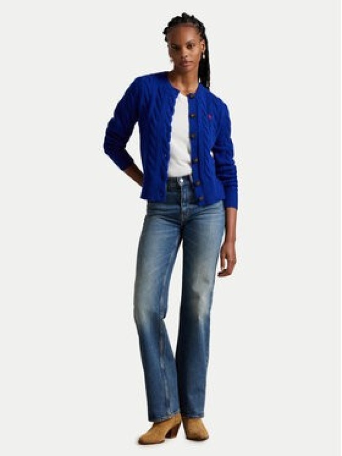 Polo Ralph Lauren Kardigan 211972104010 Niebieski Slim Fit