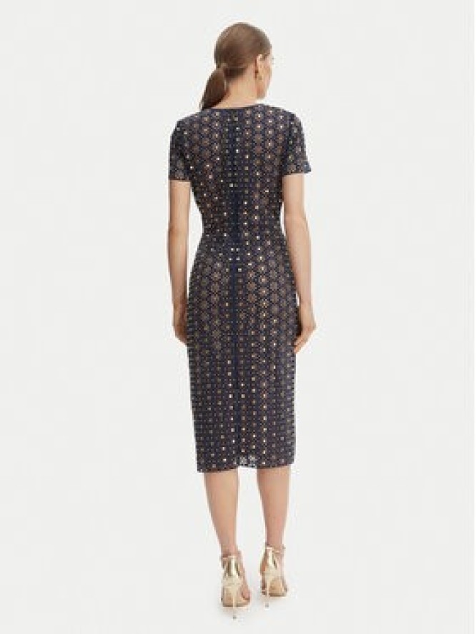 MICHAEL Michael Kors Sukienka codzienna MS683HED6E Granatowy Slim Fit