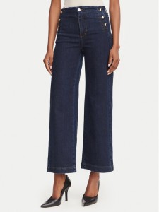 Rinascimento Jeansy CFC0130003003 Granatowy Wide Leg