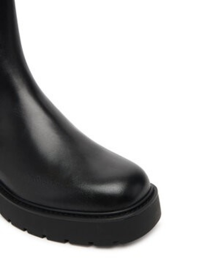 Calvin Klein Jeans Sztyblety Combat Mid Chelsea Boot Hw Lth YW0YW01869 Czarny