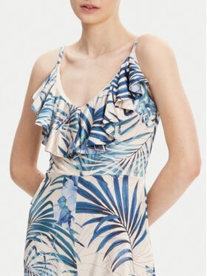 Guess Kombinezon W5GD72 KBAC2 Niebieski Regular Fit