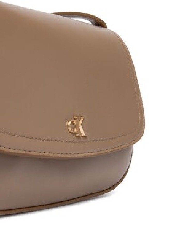 Calvin Klein Torebka Ck Flap Camera Bag LV04F3421G Beżowy