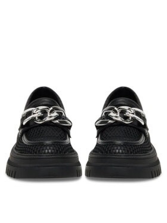 DeeZee Loafersy 60062D-2 Czarny