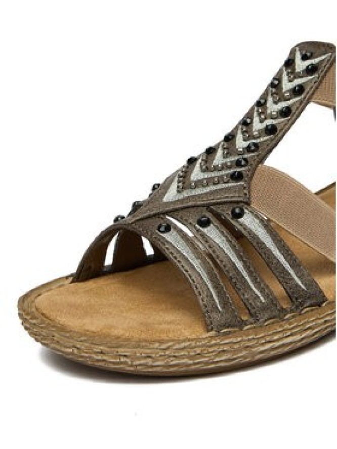 Rieker Sandały CEO-65861-45 Szary