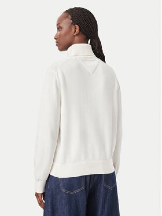 Tommy Jeans Golf Essetnial DW0DW23361 Biały Relaxed Fit
