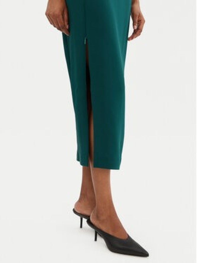 PINKO Sukienka koktajlowa 104093 A23V Zielony Slim Fit